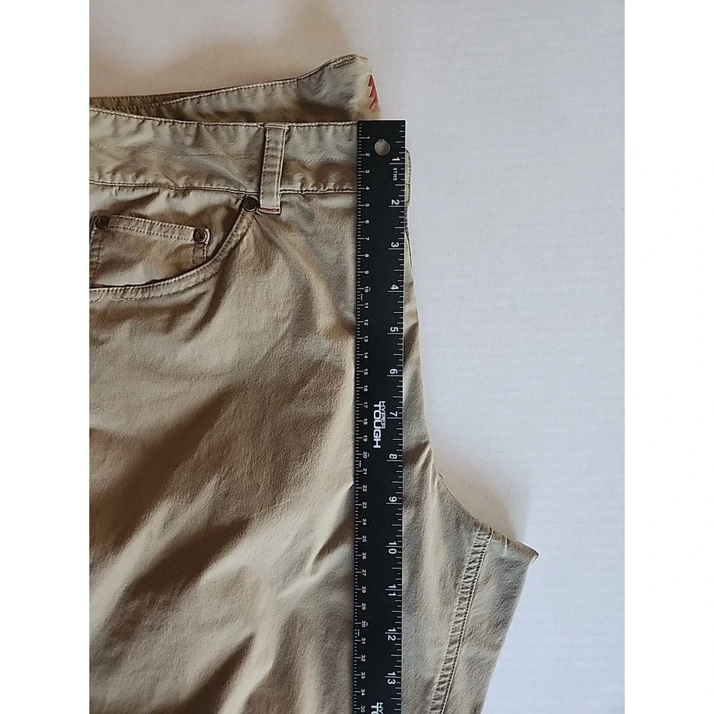 LL Bean Mens Cresta Cargo Hiking‎ Pants 34x30 Water Resistant Lightweight Beige